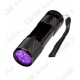 9 LED UV torch