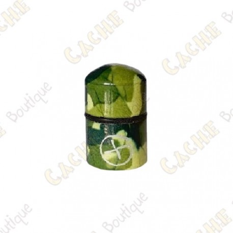 Magnetic Nano Cache "Geo" - Green Camo