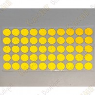 almofadas adesivas reflexivas - Amarelo
